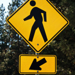 Pedestrian Crosswalk Sign