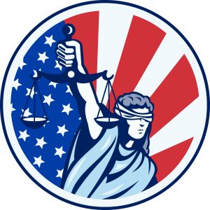 Justice Red White and Blue